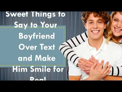 What to tell a guy to make him smile