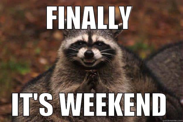 Finally Its Weekend Funny Meme