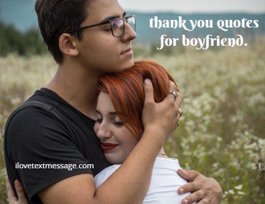 Thank You Quotes For Boyfriend