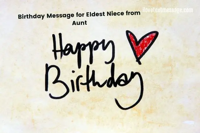 Birthday Message For Eldest Niece From Aunt