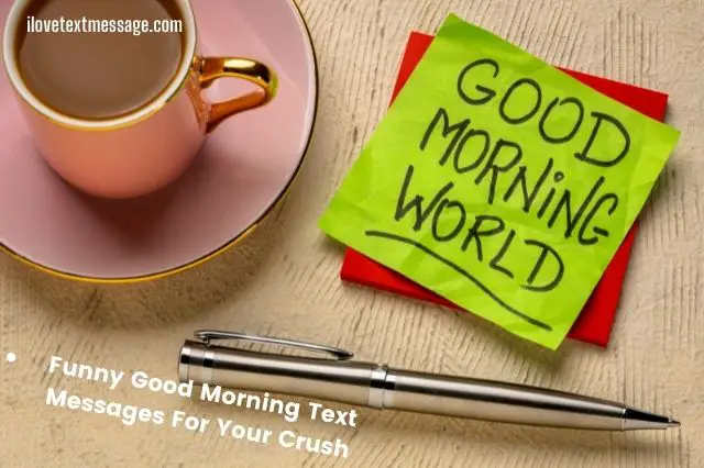 Funny Good Morning Text Messages For Your Crush